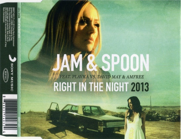 Jam &amp; Spoon Feat. Plavka Vs. David May (3) &amp; Amfree : Right In The Night 2013 (CD, Single)
