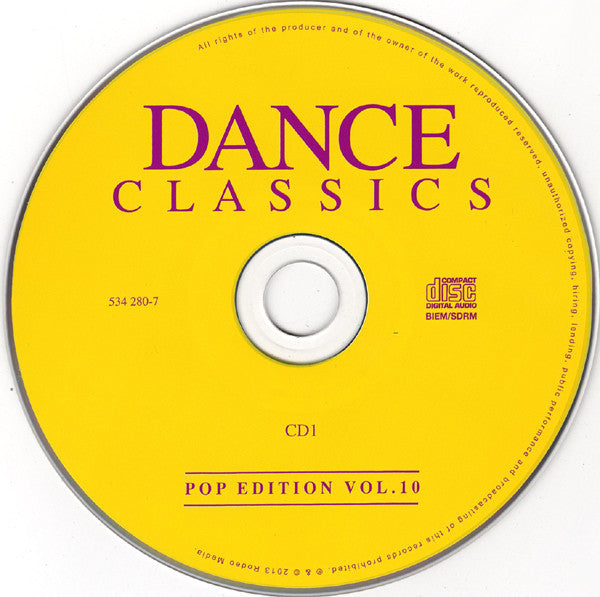 Various : Dance Classics - Pop Edition Vol. 10 (2xCD, Comp)