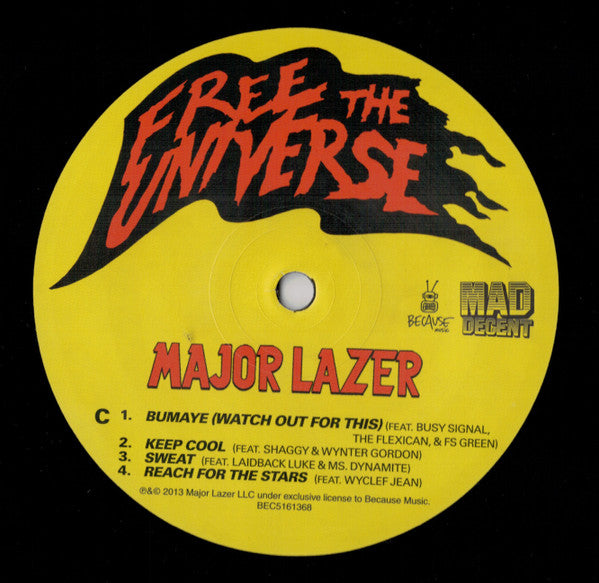 Major Lazer : Free The Universe (2xLP, Album + CD, Album)