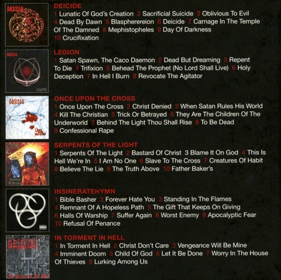 Deicide : The Complete Roadrunner Collection 1990-2001 (Box, Comp + 6xCD, Album, RE, Car)