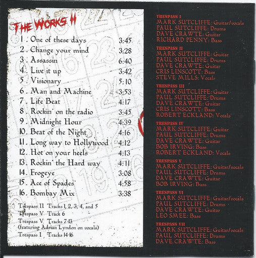 Trespass (2) : The Works Il (CD, Comp, RM)