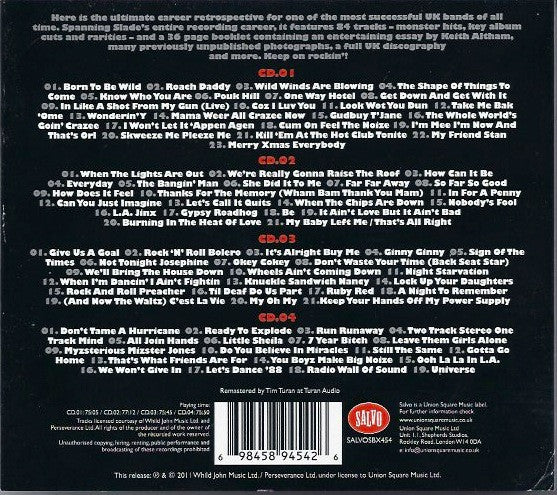 Slade : The Slade Box (A 4CD Anthology 1969 - 1991) (4xCD, RM + Box, Comp, RE)
