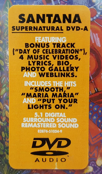 Santana : Supernatural (DVD-V, Album, Multichannel, NTSC)