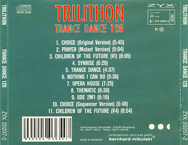 Trilithon : Trance Dance 128 (CD, Album)