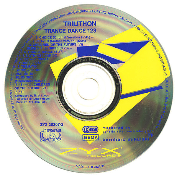 Trilithon : Trance Dance 128 (CD, Album)