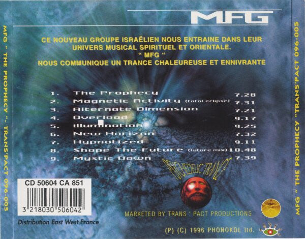 MFG : The Prophecy (CD, Album)