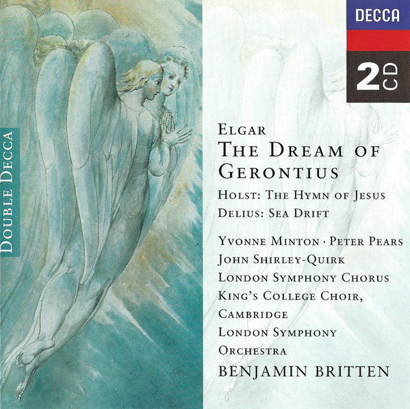 Elgar*, Holst*, Delius* - Yvonne Minton · Peter Pears · John Shirley-Quirk / London Symphony Chorus, King&#39;s College Choir, Cambridge*, London Symphony Orchestra - Benjamin Britten : The Dream Of Gerontius (2xCD, Comp, RM)