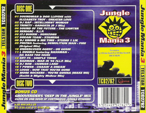 Various : Jungle Mania 3 (CD, Comp + CD, Comp, Mixed)