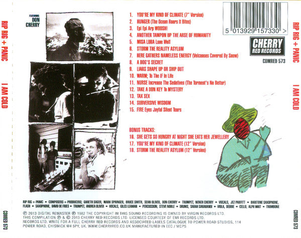 Rip Rig &amp; Panic : I Am Cold (CD, Album, RE, RM, Exp)