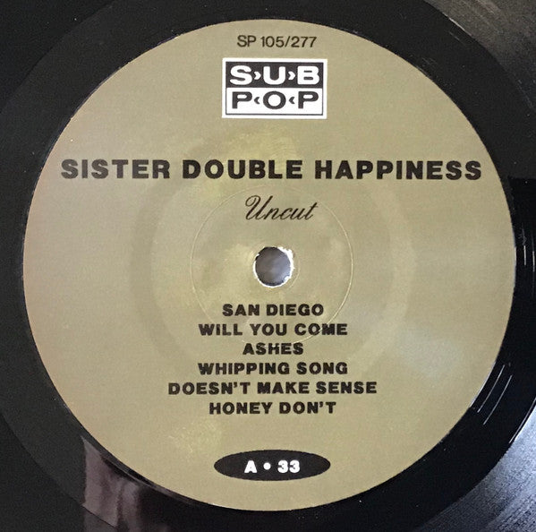 Sister Double Happiness : Uncut (LP, Album)