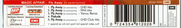 Magic Affair : Fly Away (La Serenissima) (CD, Maxi, Enh)