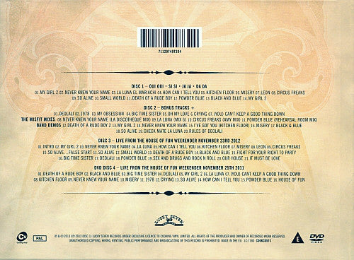 Madness : Oui Oui Si Si Ja Ja Da Da (3xCD, Album + DVD-V, PAL + S/Edition)