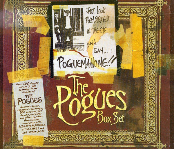 The Pogues : Just Look Them Straight In The Eye And Say... Poguemahone!! - The Pogues Box Set (5xCD, RE + Box, Comp)