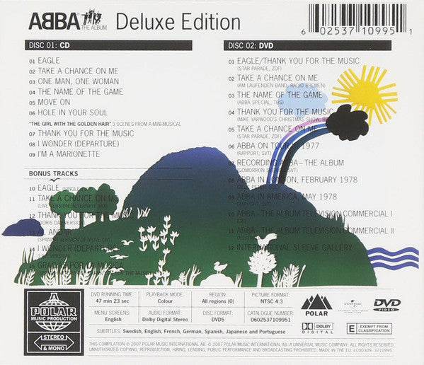 ABBA : The Album (CD, Album, RM + DVD-V, NTSC + Dlx, RE, Jew)