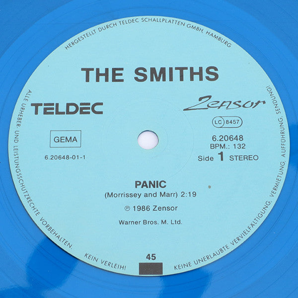 Smiths* : Panic (12", Maxi, Blu)