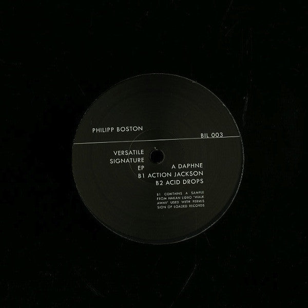 Philipp Boston : Versatile Signature EP (12&quot;, EP)