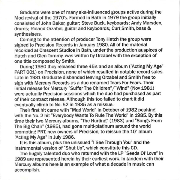 Graduate (2) : Graduate (CD, Album)