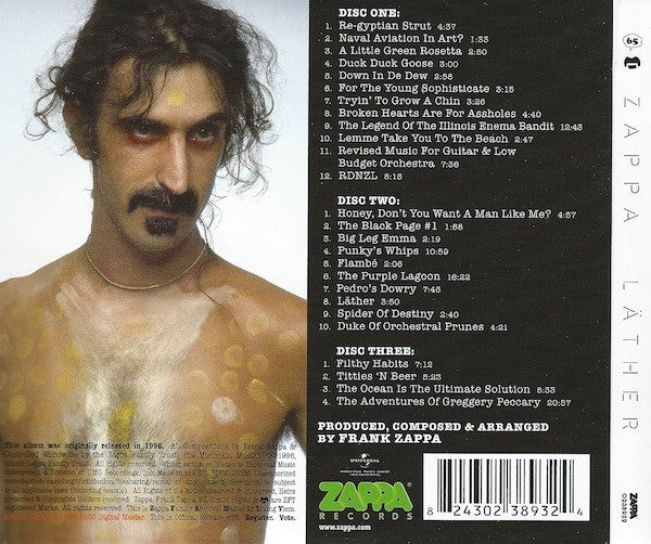 Frank Zappa : Läther (3xCD, Album, RE, RM, Dig)