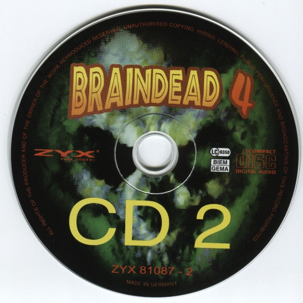 Various : Braindead 4 (2xCD, Comp)