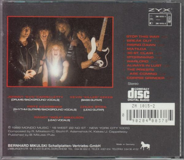 Damien (23) : Stop This War (CD, Album)