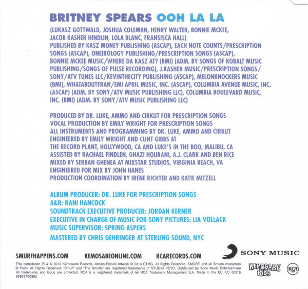 Britney Spears : Ooh La La (CD, Single)
