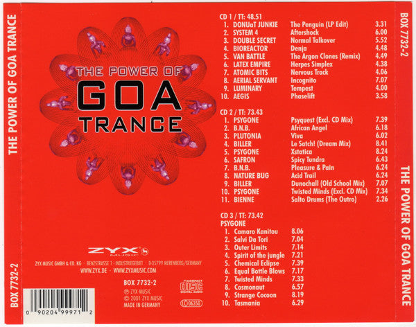 Various : The Power Of Goa Trance (2xCD, Comp + CD, Album + RE)