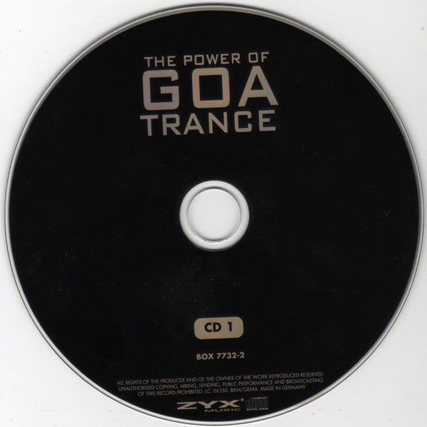 Various : The Power Of Goa Trance (2xCD, Comp + CD, Album + RE)