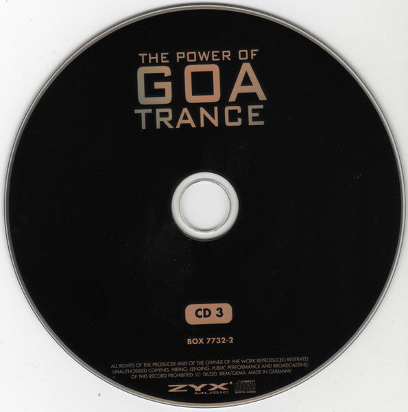 Various : The Power Of Goa Trance (2xCD, Comp + CD, Album + RE)