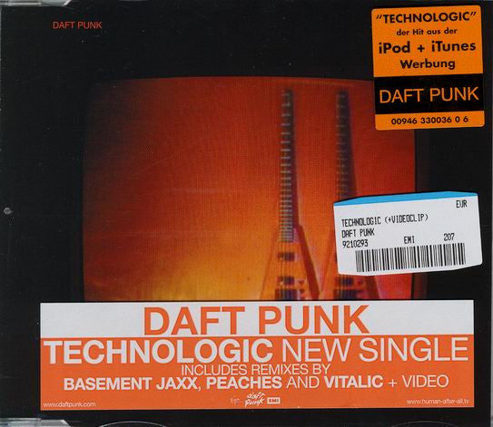 Daft Punk : Technologic (CD, Single, Enh)