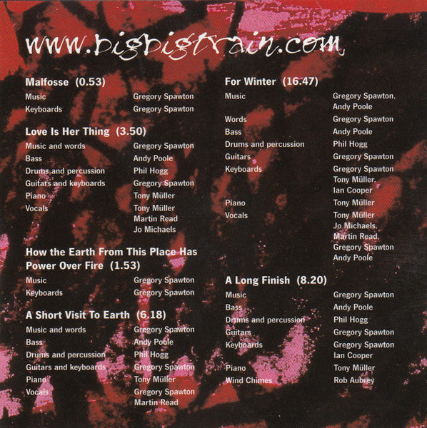 Big Big Train : Bard (CD, Album)