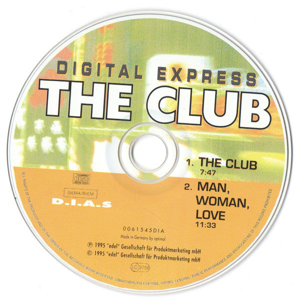 Digital Express : The Club (CD, Maxi)