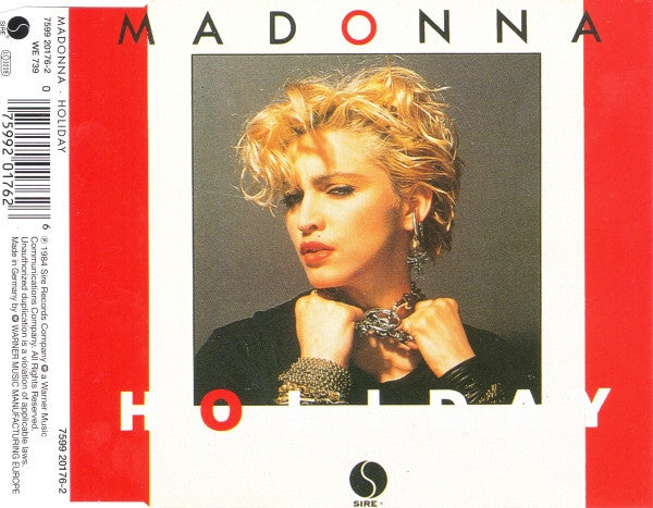 Madonna : Holiday (CD, Single, RE)