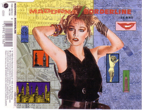 Madonna : Borderline (CD, Single, MP, M/Print, RE)