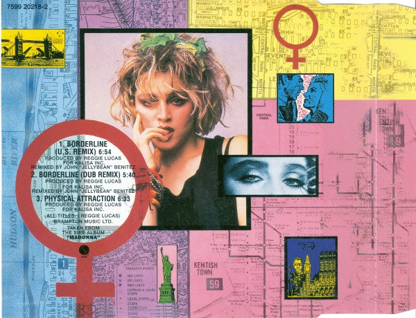 Madonna : Borderline (CD, Single, MP, M/Print, RE)