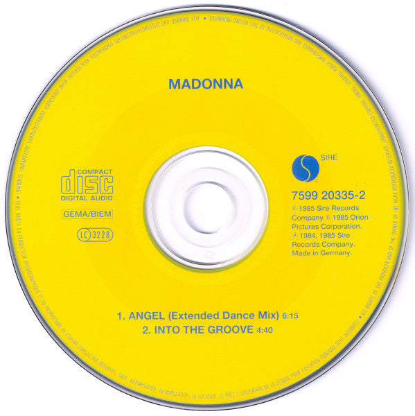 Madonna : Angel (CD, Single)
