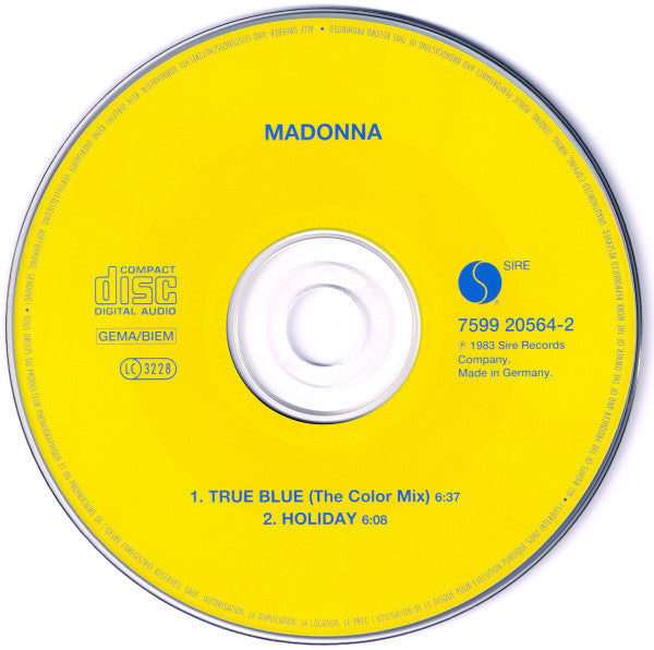 Madonna : True Blue (CD, Single, RE)