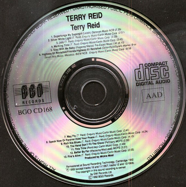 Terry Reid : Terry Reid (CD, Album, RE, RM)