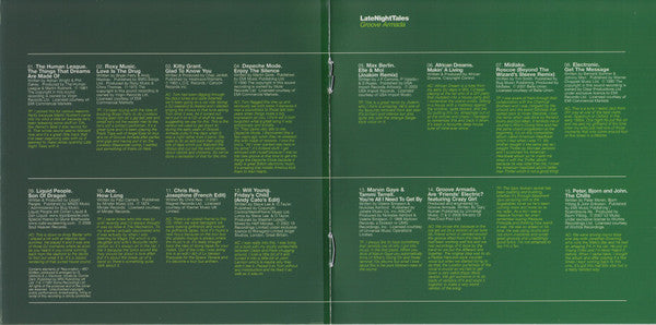 Groove Armada : LateNightTales (CD, Mixed)