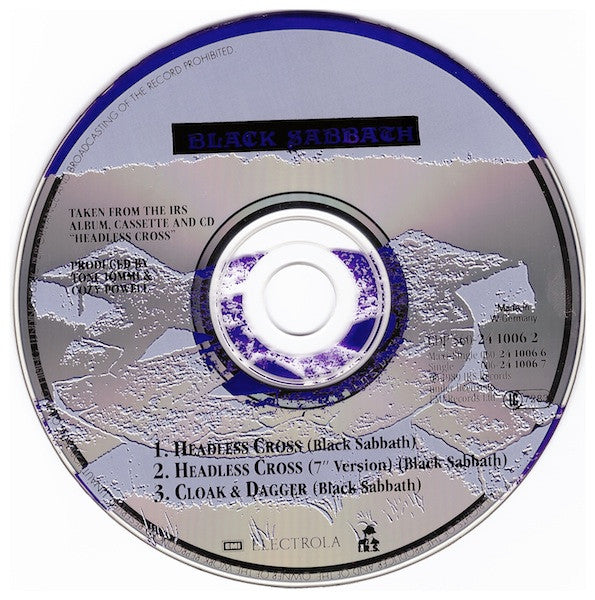 Black Sabbath : Headless Cross / Cloak &amp; Dagger (CD, Maxi)