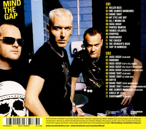 Scooter : Mind The Gap (CD, Album + CD, Comp + Ltd, RM, Dig)