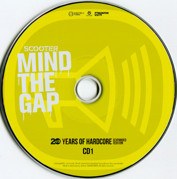 Scooter : Mind The Gap (CD, Album + CD, Comp + Ltd, RM, Dig)