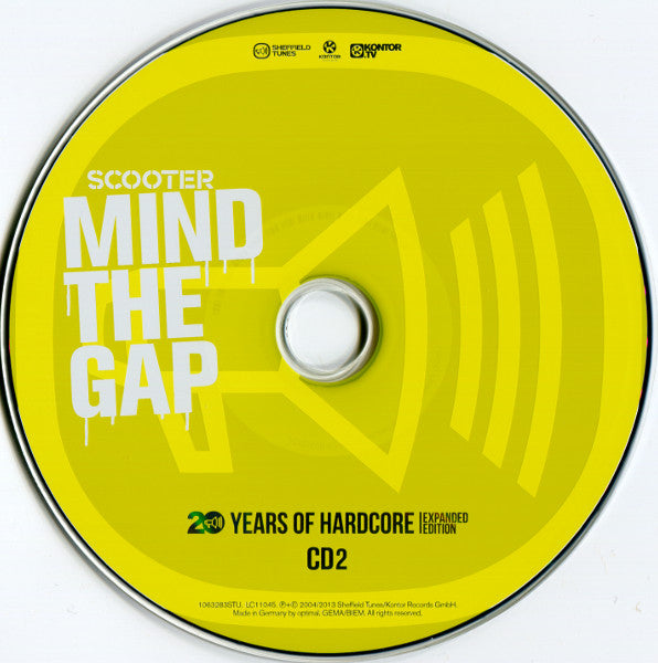 Scooter : Mind The Gap (CD, Album + CD, Comp + Ltd, RM, Dig)