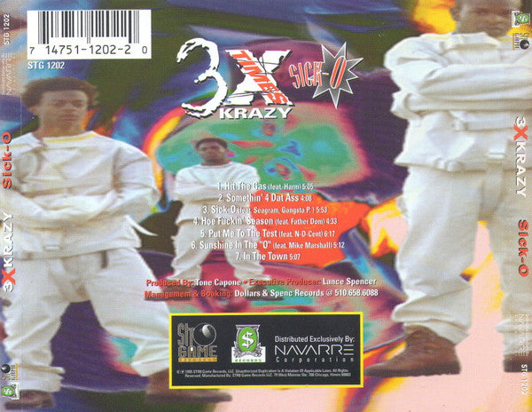 3X Krazy : Sick-O (CD, EP)