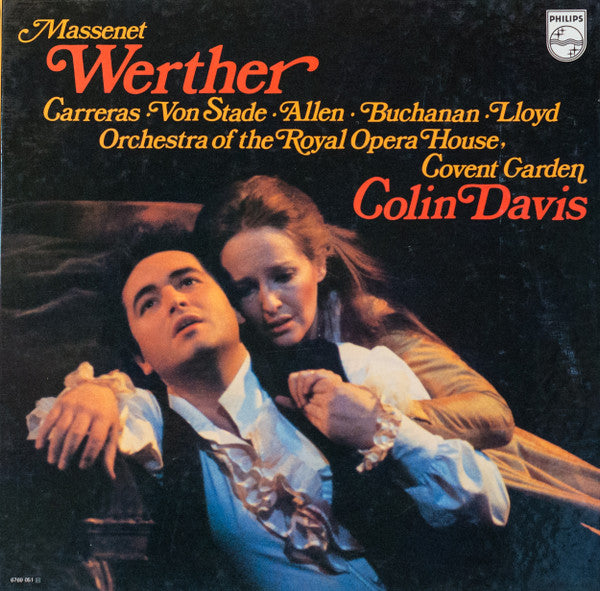 Massenet* - Carreras*, Von Stade*, Allen*, Buchanan*, Lloyd*, Orchestra Of The Royal Opera House, Covent Garden, Colin Davis* : Werther (3xLP, Album + Box)