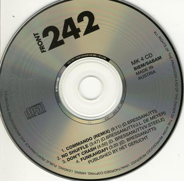 Front 242 : Politics Of Pressure (CD, Single)
