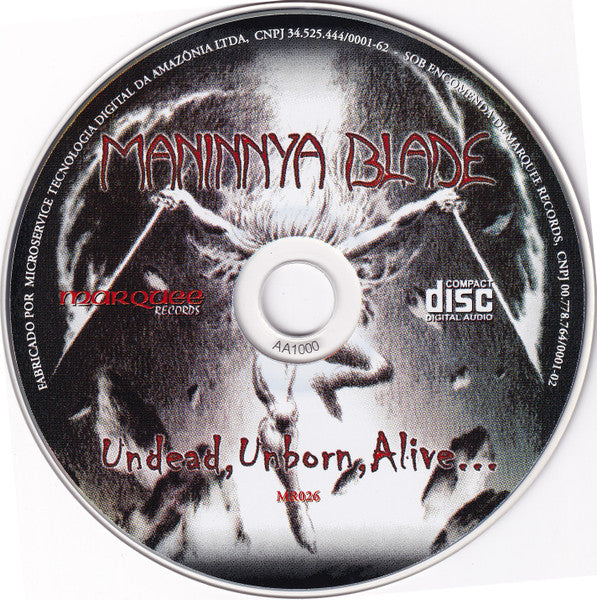 Maninnya Blade : Undead, Unborn, Alive... (2xCD, Comp)