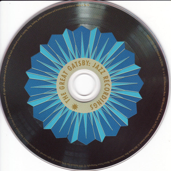 The Bryan Ferry Orchestra : The Great Gatsby: Jazz Recordings (CD)
