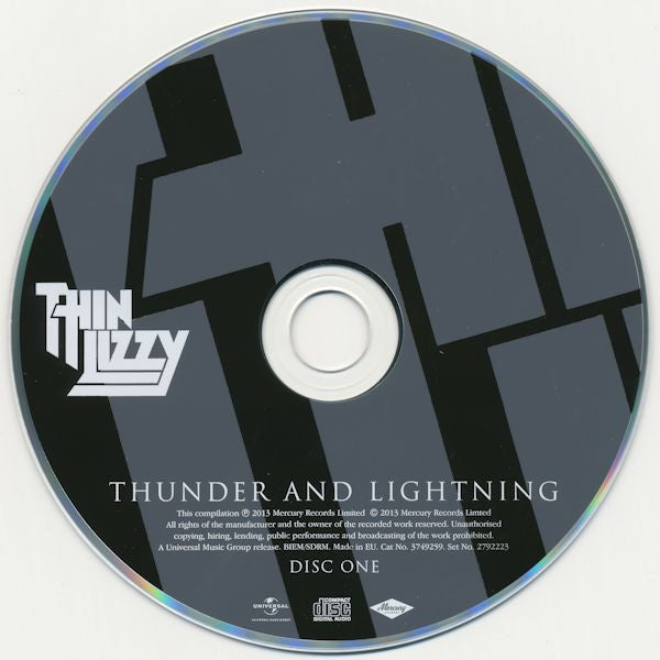 Thin Lizzy : Thunder And Lightning (CD, Album, RE + CD + Dlx, RM, Exp)