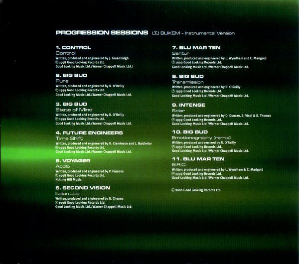 LTJ Bukem Featuring MC Conrad &amp; DRS : Progression Sessions 3 (2xCD, Comp, Mixed)