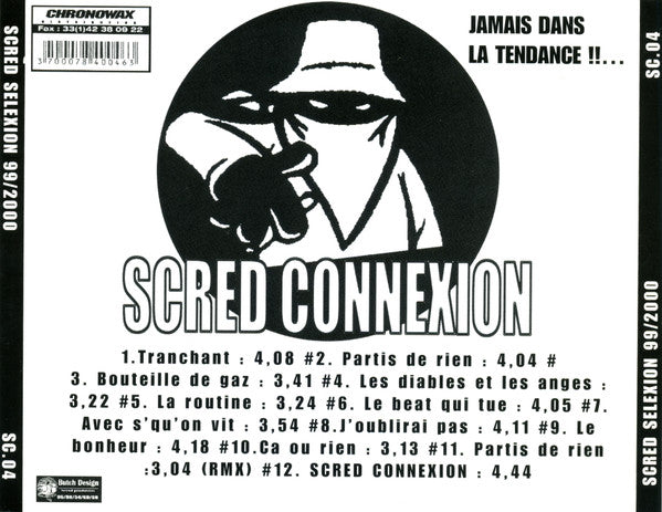 Scred Connexion : Scred Selexion 99/2000 (CD, Comp, SNA)